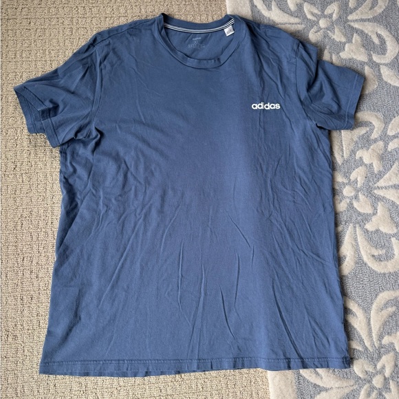 Adidas Men's Blue T-Shirt - Picture 1 of 1